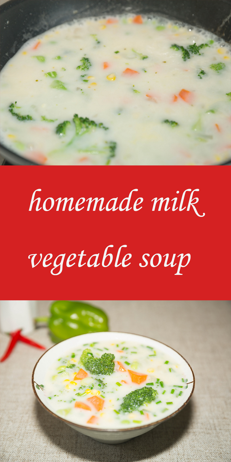 milk vegetable soup