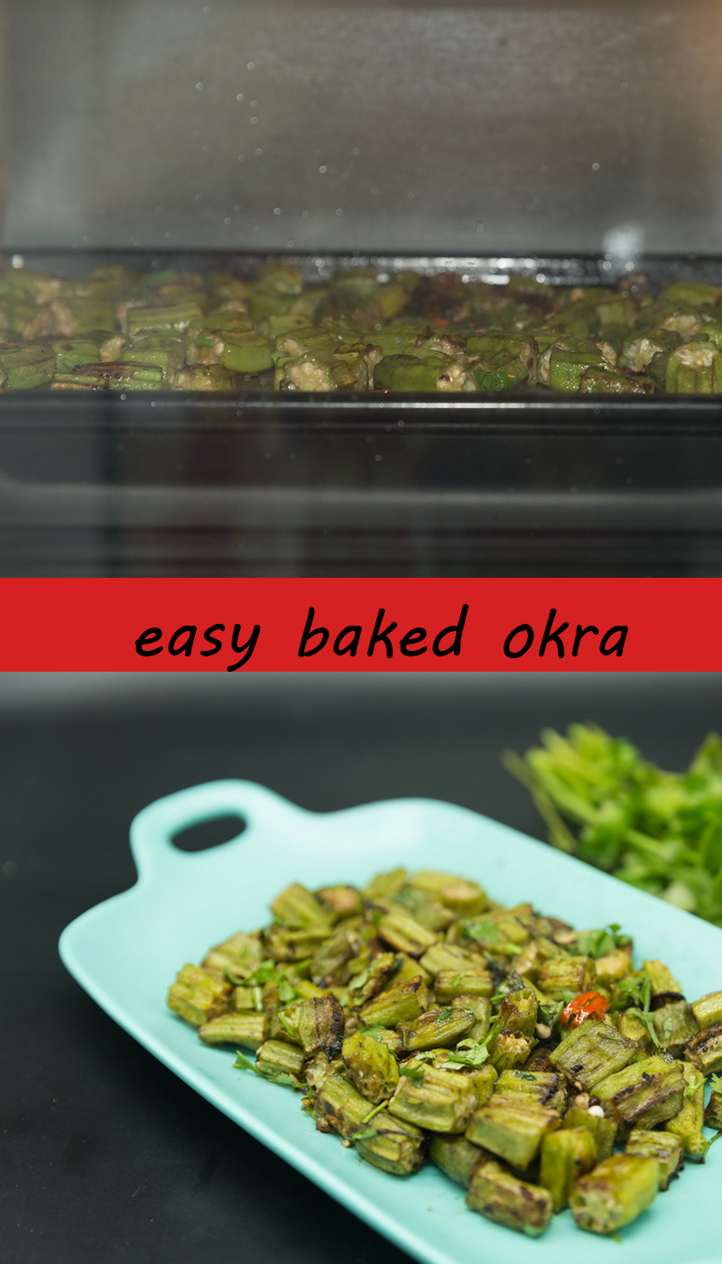 easy baked okra