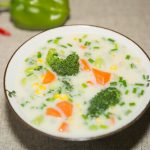 homemade milk vegetable soup