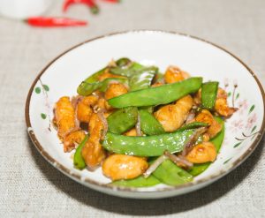 chicken and Snow Peas