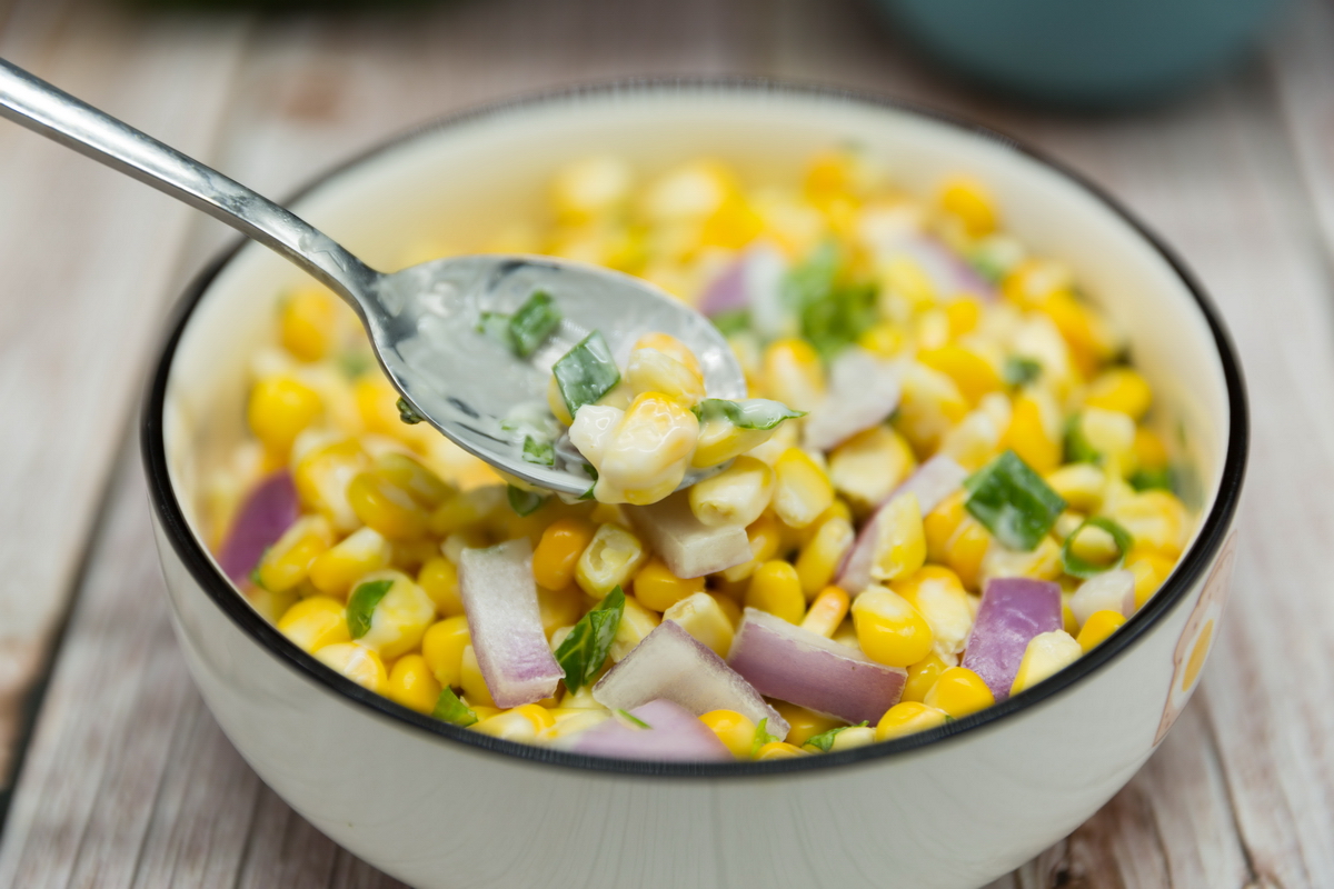 fresh corn salad
