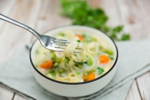 Vegetable Soup with Noodles