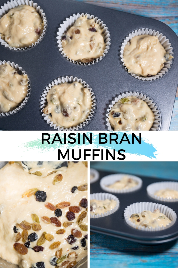 How to Make Raisin Bran Muffins！