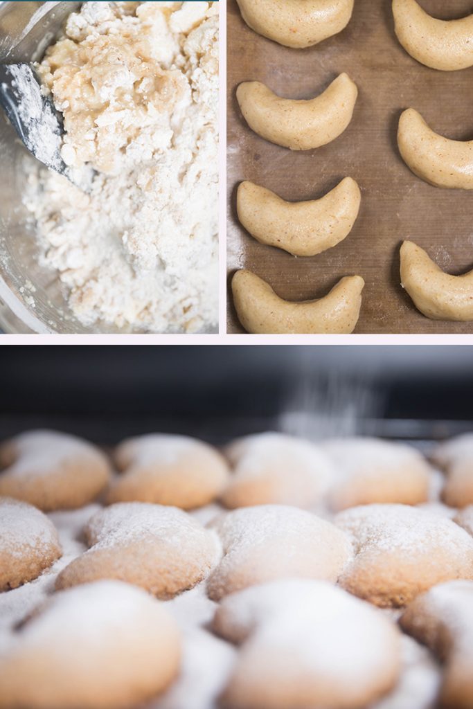 walnut Crescent Cookies