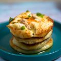 Mashed Potato Pancakes with Meat Filling