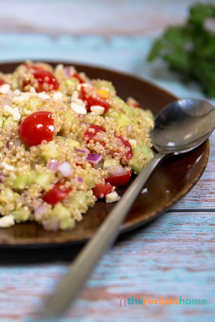 How to make Mediterranean quinoa salad!